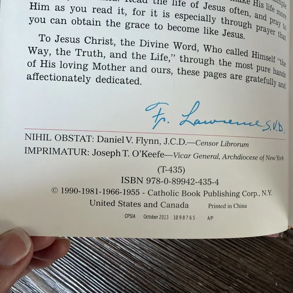 The New Catholic Picture Bible by Lawrence G. Lovasik (1990, Hardcover)
